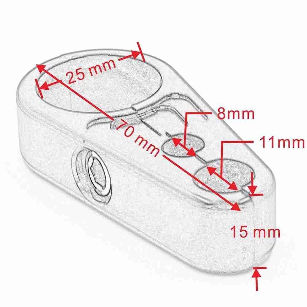 Populer Klem Rem Untuk Harley Klip Tetap Aksesoris Motor Kabel Penyangga Adapter