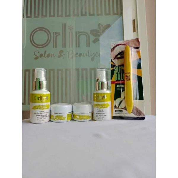 miffglow - Orlin Beauty paket Whitening platinum orlin beauty paket whitening brightening platinum orlin original bpom