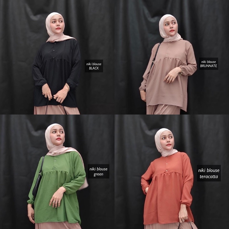NIKI BLOUSE // ATASAN BLOUSE WANITA