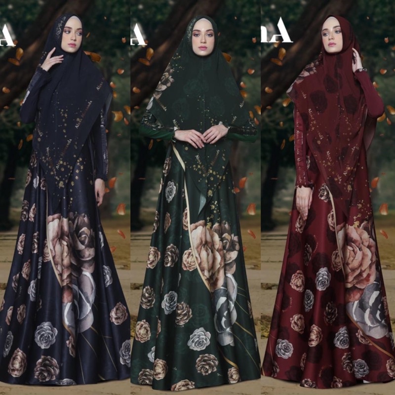 Gamis syari original by aluna mirranda - nha miranda