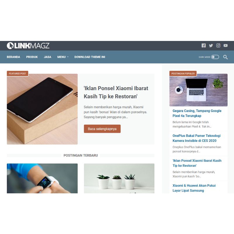 Template Linkmagz 3.1.0