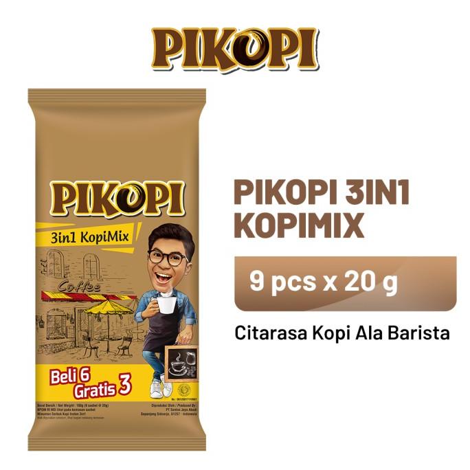 

[BISA COD] PIKOPI Kopi Mix 1 Pack (9 x 20 gr)