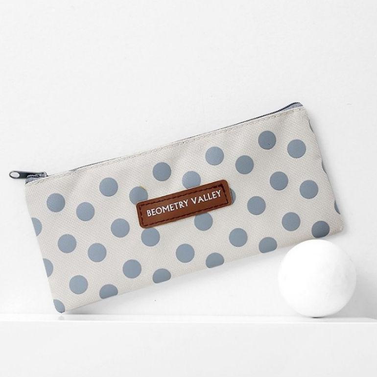 

(E-6.7✔) Tempat Pensil Geometry Valley Pencil Case Murah / Tempat Kosmetik Murah kekinian