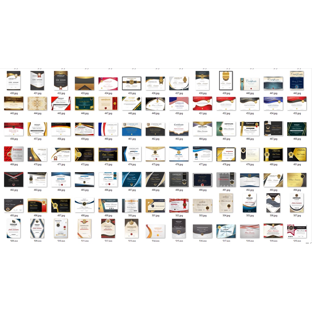 2000+ Certificate Designs Cdr File