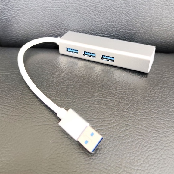 SKU-1239 USB HUB 3.0 3 PORT WITH LAN GIGABIT ETHERNET ADAPTER