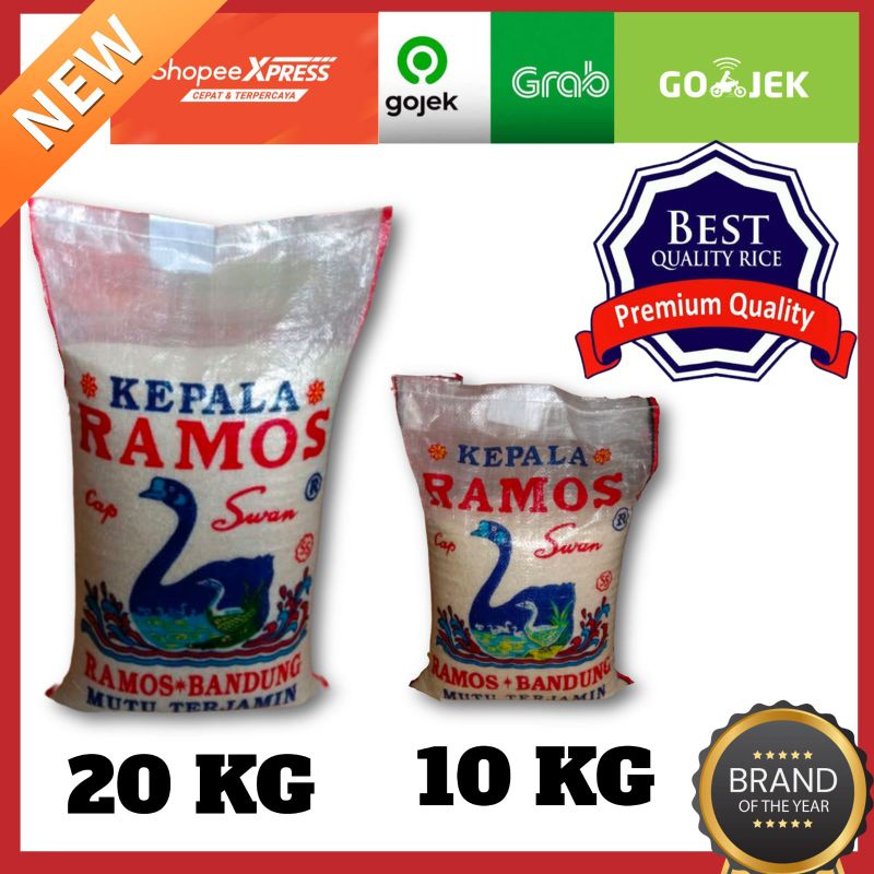 Beras Cap RAMOS SWAN 10 kg, 20 Kg