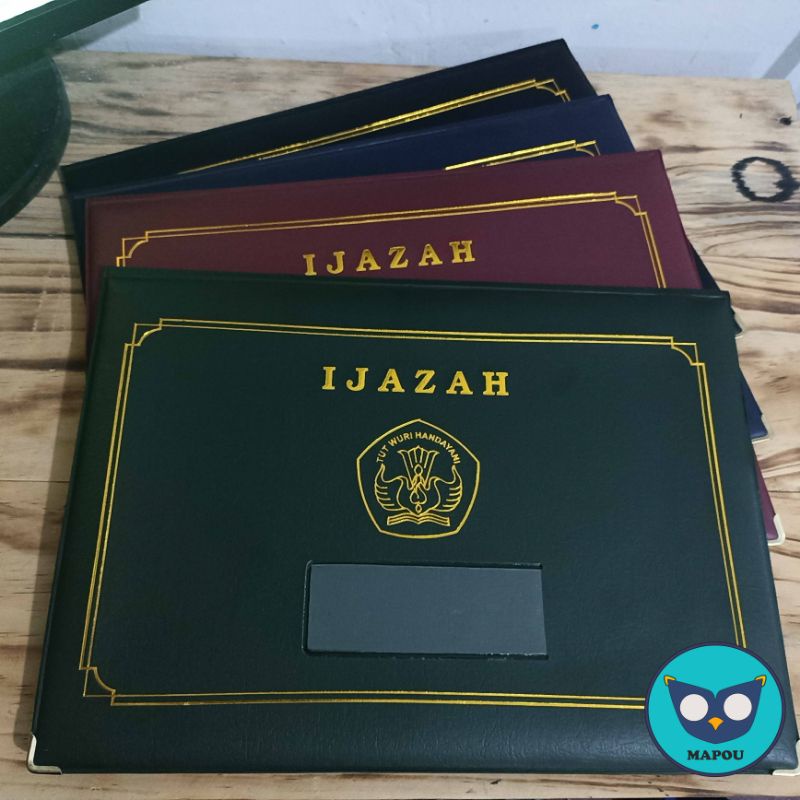 

Map ljazah Umum (Landscape) SD SMP SMA, Dokumen Kelulusan, Sampul ljazah