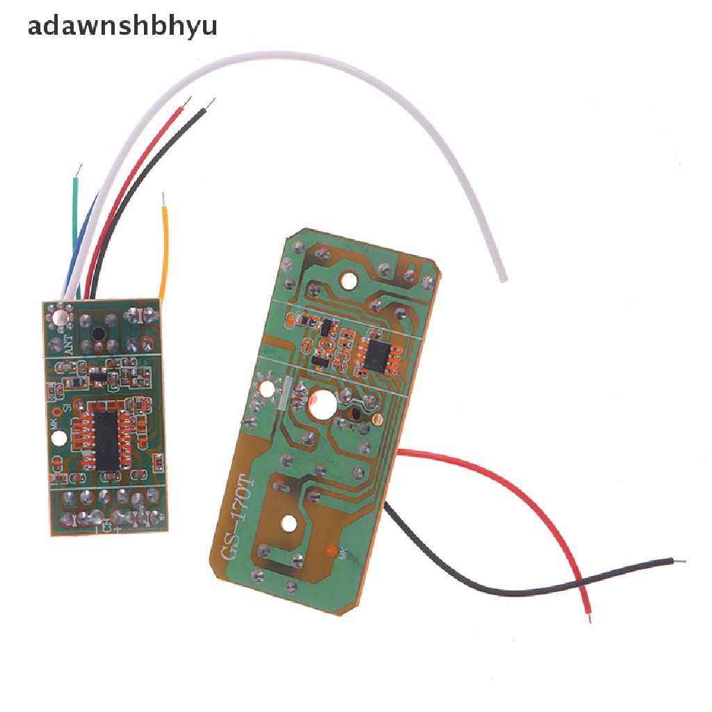 Adawnshbhyu 4CH RC Remote Control 27MHz Sirkuit PCB Transmitter Receiver Board Sistem Radio Untuk RC Mobil ID