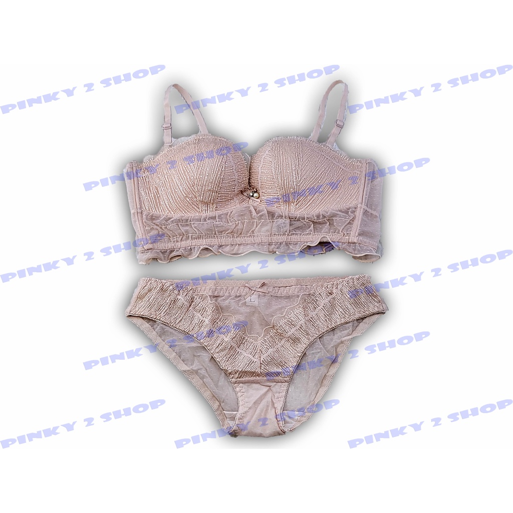 SET BRA DAN CD LACE CANTIK SIZE 32 - 38 KAIT 4