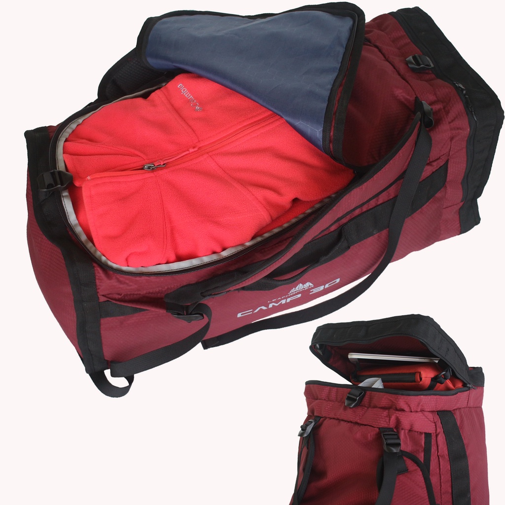 LEAFHOPPER CAMP 30 Duflle Lipat - Tas Travel Multifungsi