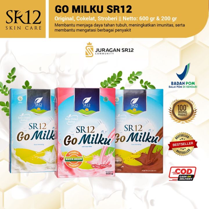 

Obat Gemuk Pria Racikan Farmasi Bpom - Go Milku SR12 Halal Susu Kambing Etawa Premium - Vitamin Penambah Nafsu Makan Dewasa Anak 1 Tahun - Suplemen Penggemuk Berat Badan No Ketergantungan + Permanen Tanpa Efek Samping