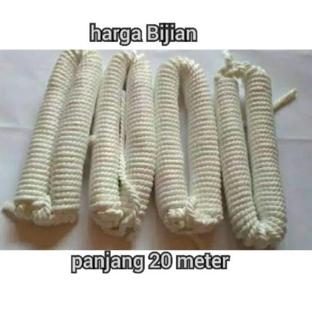 

(L-S9S)[»] Tali marlon 20 meter - tali tambang - tali pramuka - tali serat - tali nilon nylon - benang nylon siap dikirim
