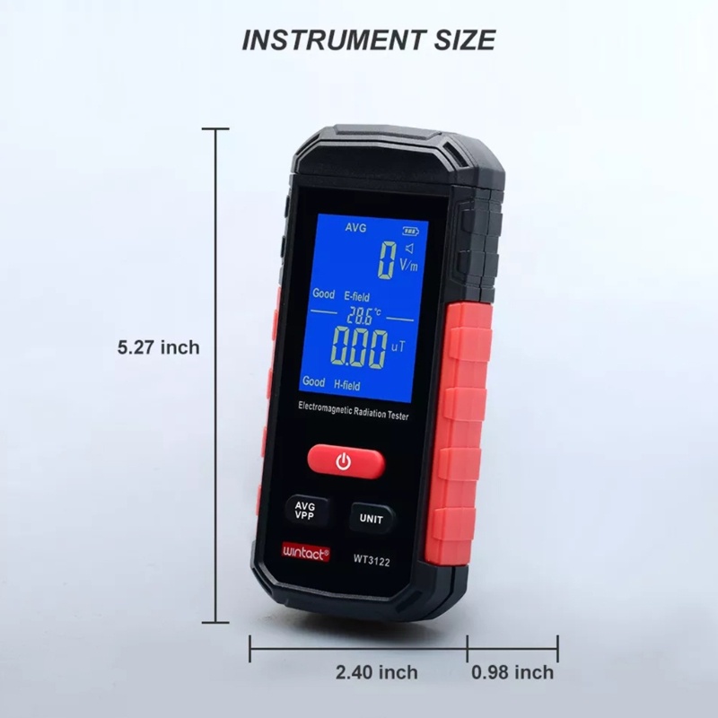 Zzz EMF Meter Rechargeable Electromagnetic Radiation Detector Untuk Menguji Hantu, Medan, Medan Listrik