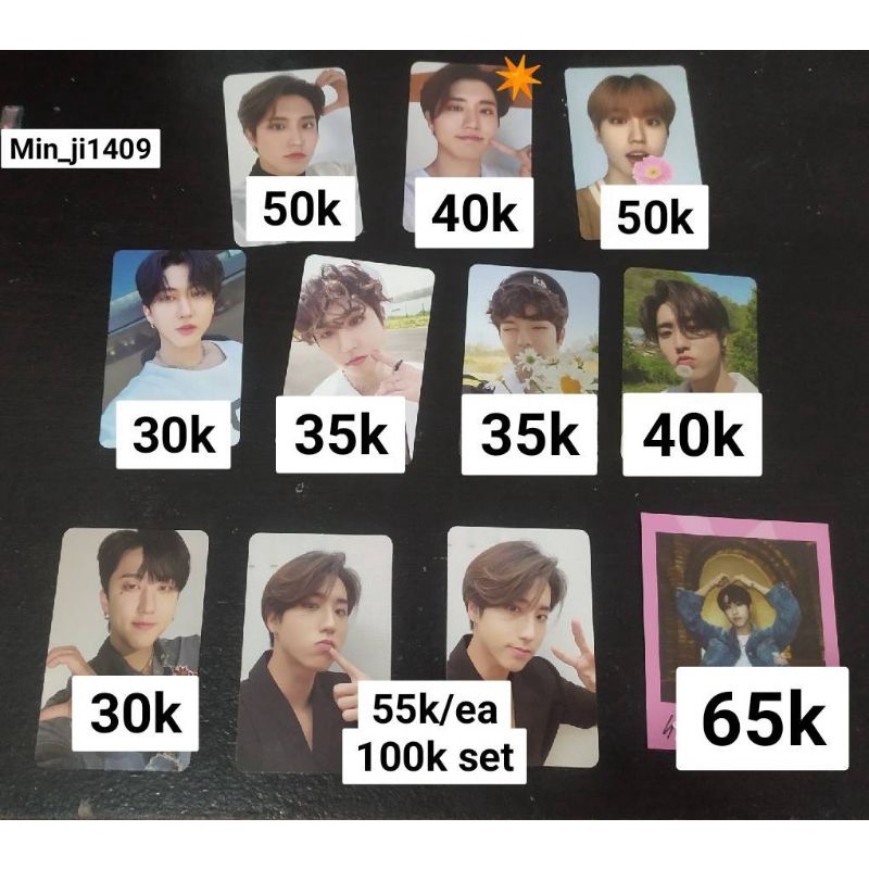 (Ready) pc album maxident t-crush go heart Stray Kids, green project, Nacific, Pola ld r3 Seungmin, 