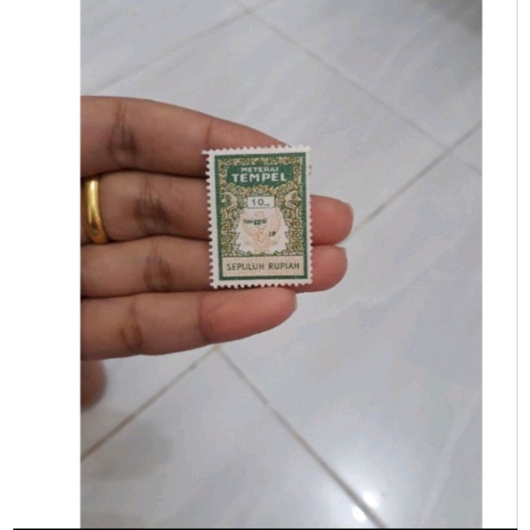

Materai 10 Rupiah tahun 1976-1980