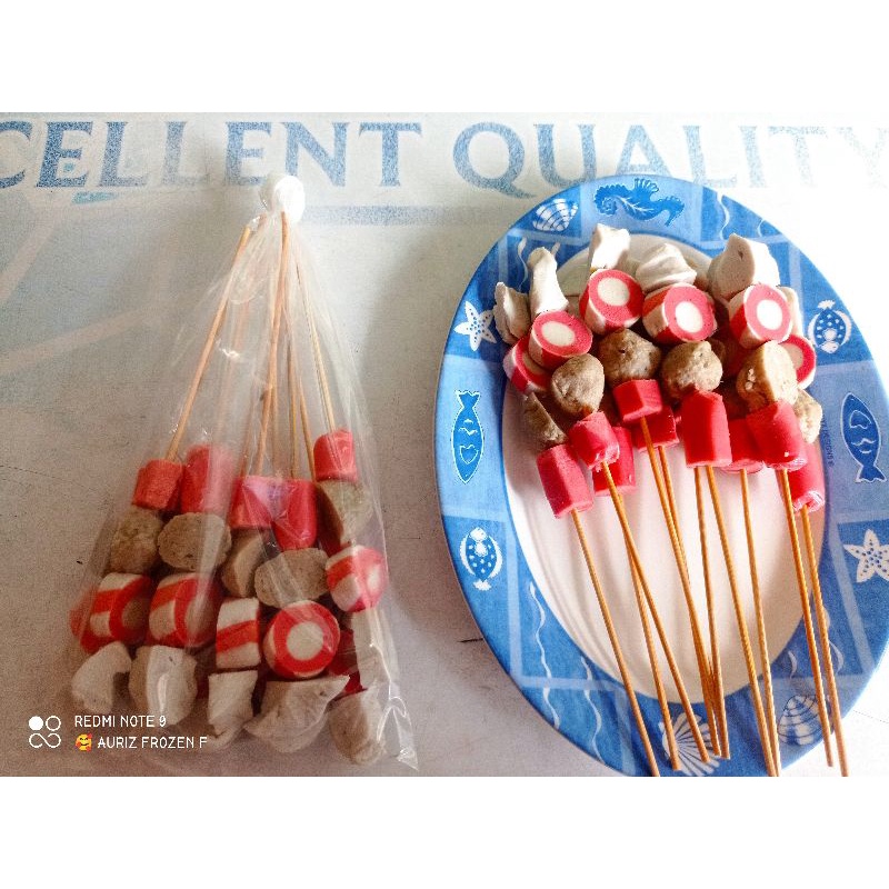 

Sate Seafood Bakar isi 10