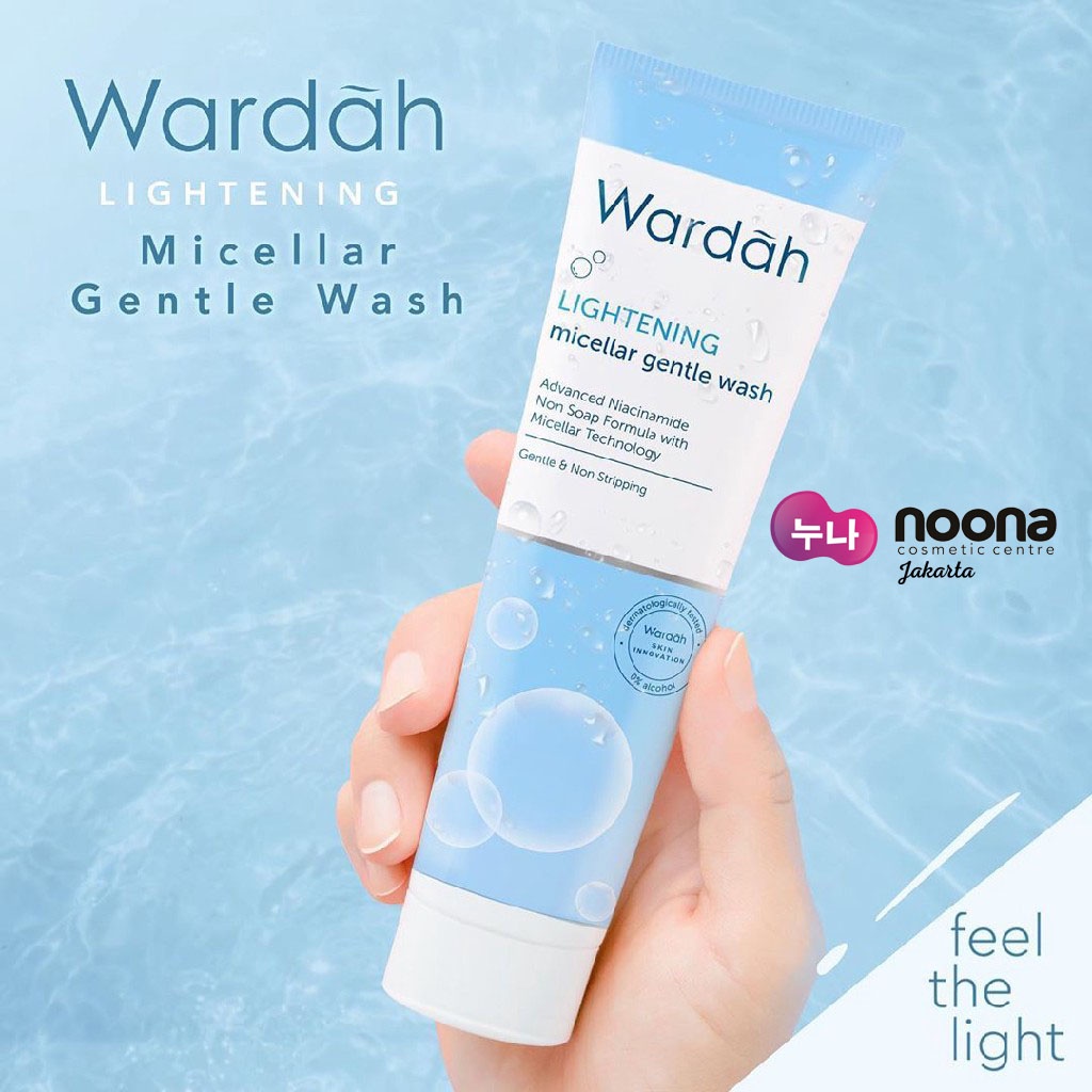 WARDAH LIGHTENING MICELLAR GENTLE WASH 60ML 100ML -NJ