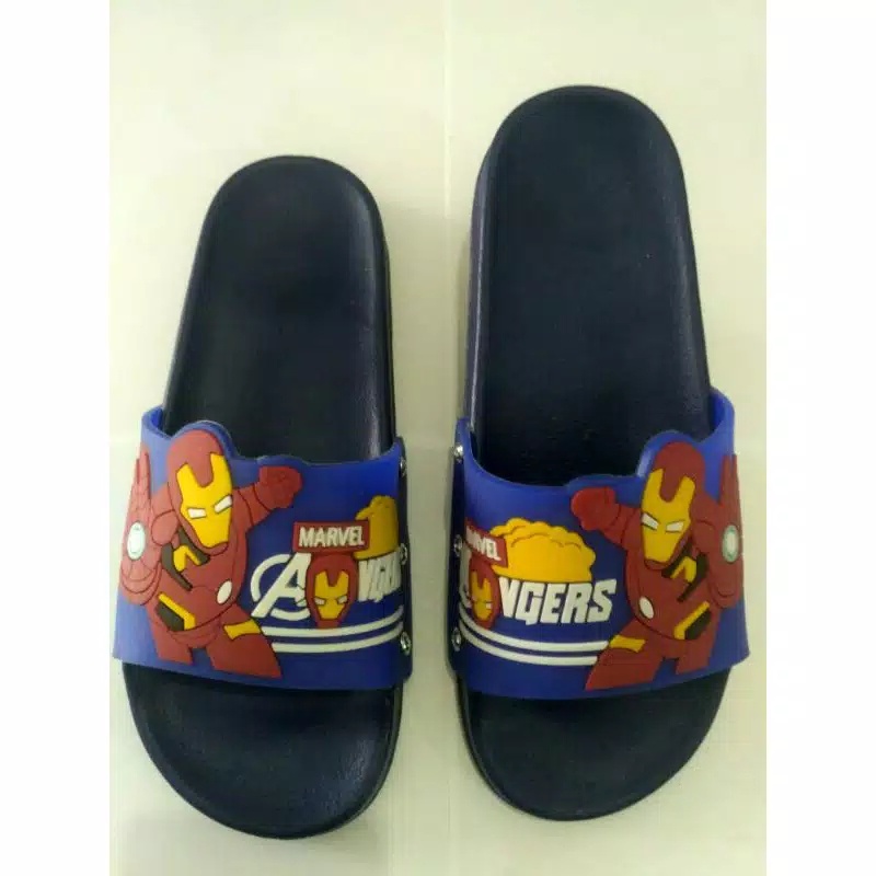 RS- Sendal karakter Avengers Ironman Size 31-35