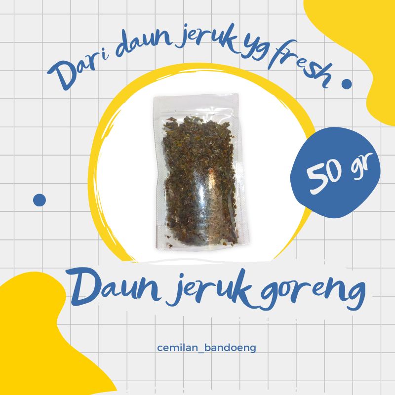 

DAUN JERUK GORENG FLAKE 50 GR