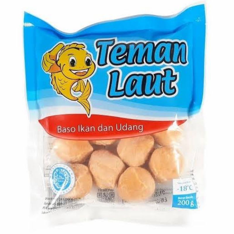 Teman Laut Bakso Ikan dan Udang 200gr