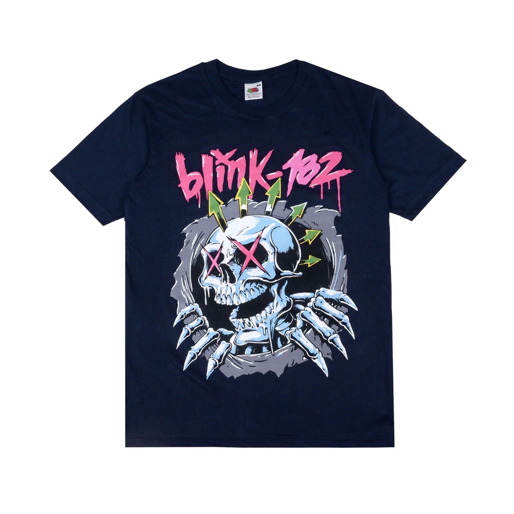 TSHIRT KAOS BAND BLINK 182 Bootleg Punk/Metal/Pop Fulltag + Fruit Of The Loom Label