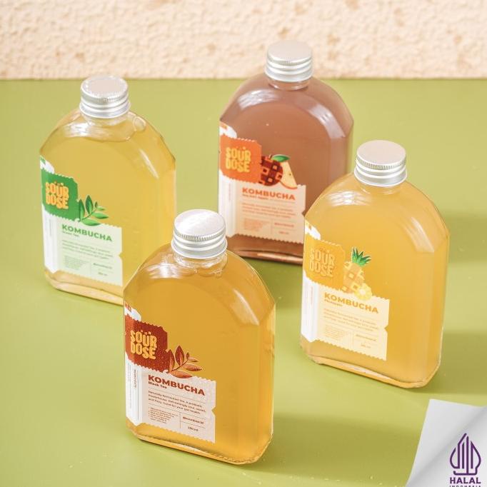 

[BUNDLING, LEBIH HEMAT] Kombucha 250ml - 4 Bottle | by Sourdose