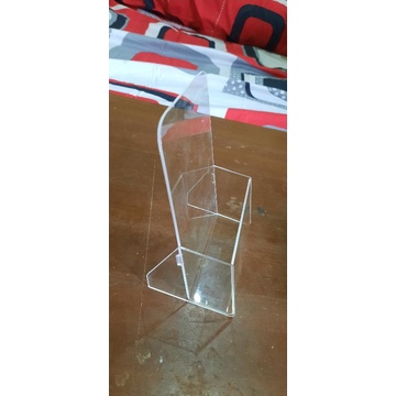 

tempat brosur akrilic ukuran 10,5cm×15cm potret