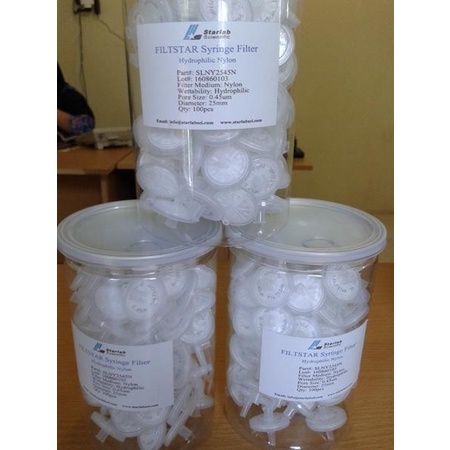Nylon Syringe Filter 25 mm, 0.45um