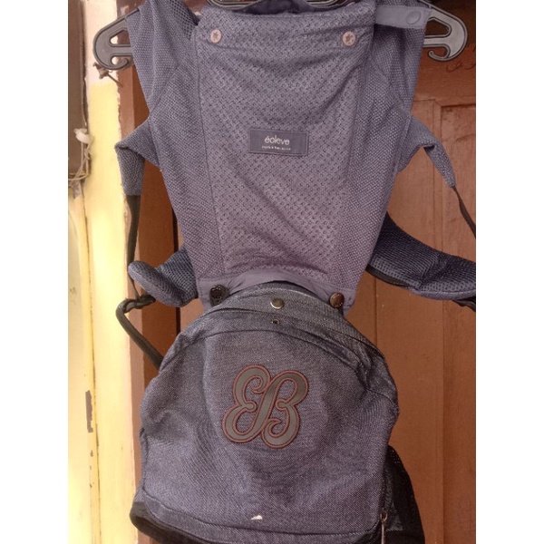hipseat gendongan depan bayi preloved import ecleve×sinbi