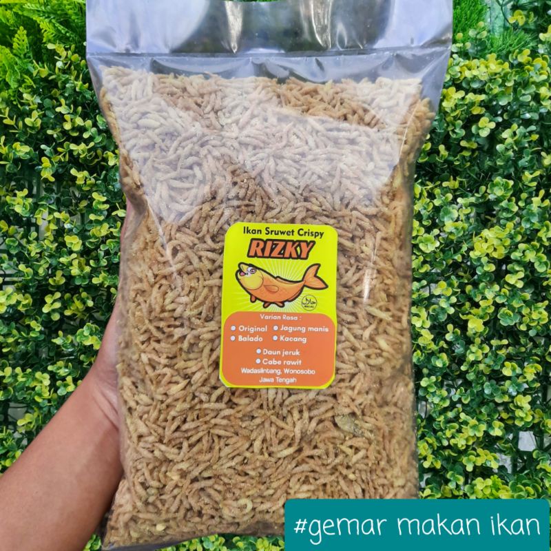 

Ikan sruwet baby fish crispy 500gram