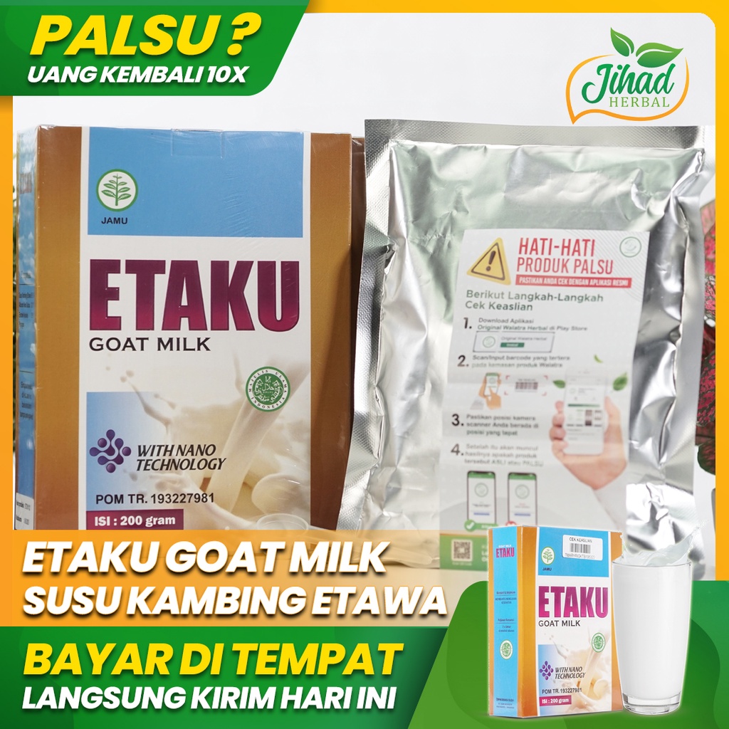 

Obat TBC Usus Tradisional Paling Aman Walatra Etaku Susu Kambing Etawa Asli