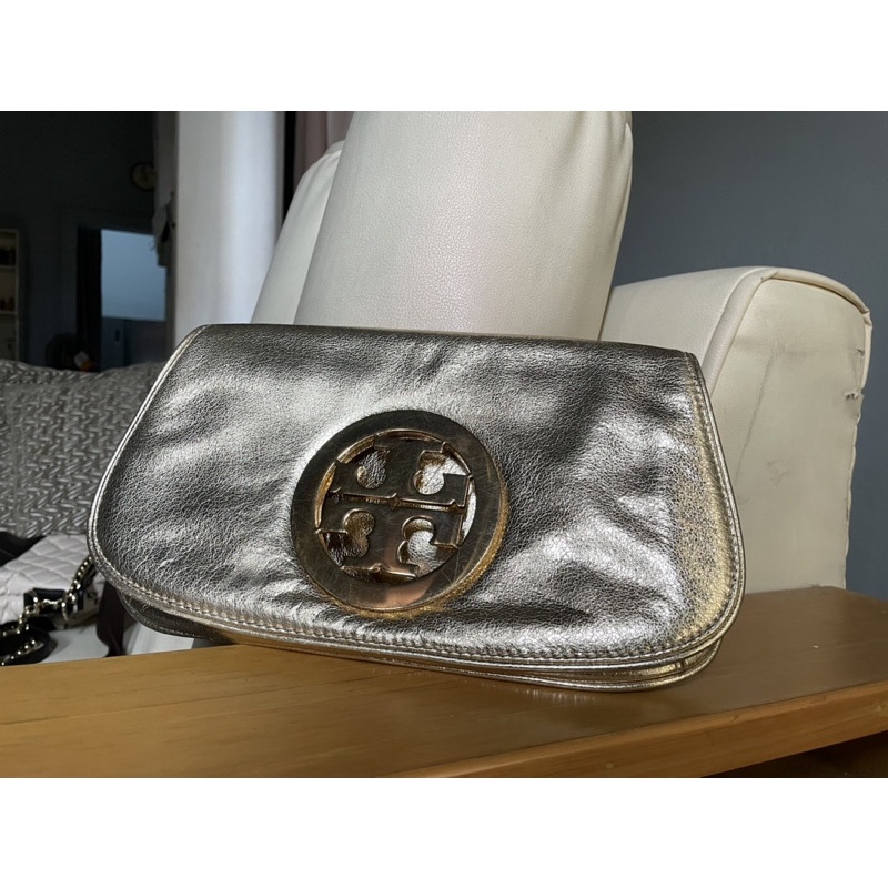 Preloved tory burch amanda bag rare item authentic