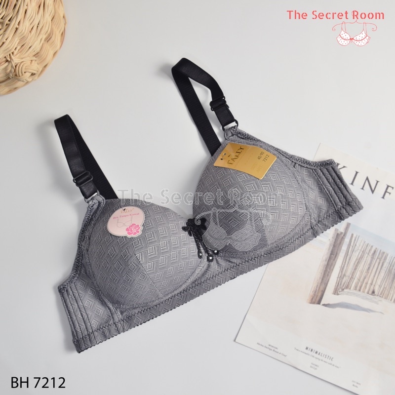 TALLY BRA BH 7212 | CUP C | SIZE 36 - 42 | BUSA TIPIS | TANPA KAWAT | BAHAN KATUN