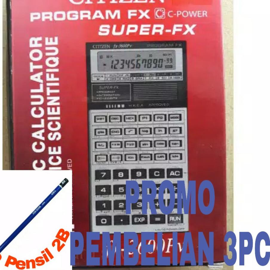 

Miliki Kalkulator Citizen FX-3600Pv Plus ct 3600 지