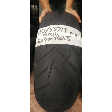 ban bekas Pirelli scorpion trail 2 190 55 17 non tambalan