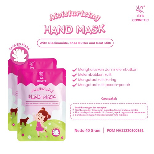 SYB Cosmetic Moisturizing Hand Mask 40gr