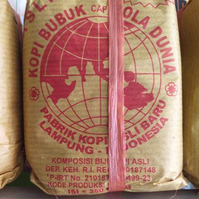 

[BISA COD] kopi bola dunia lampung(250gr)