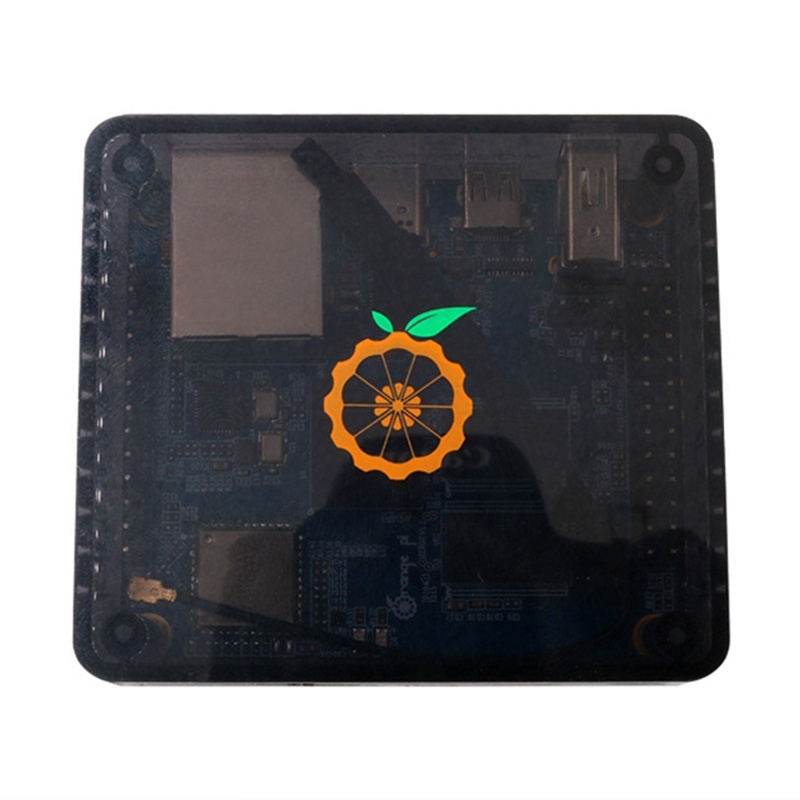 Btsg Untuk Orange Pi Zero2 Penghilang Panas Shell Case Enclosure Untuk Pi Zero2 Motherboard Transparan Case Pelindung