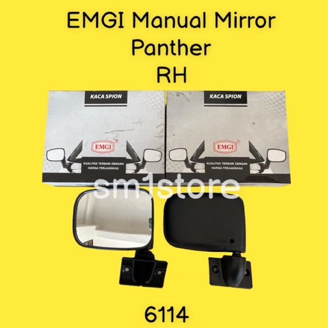 HJK EMGI Kaca Spion Mobil Panther Kanan Kiri Set Kotak