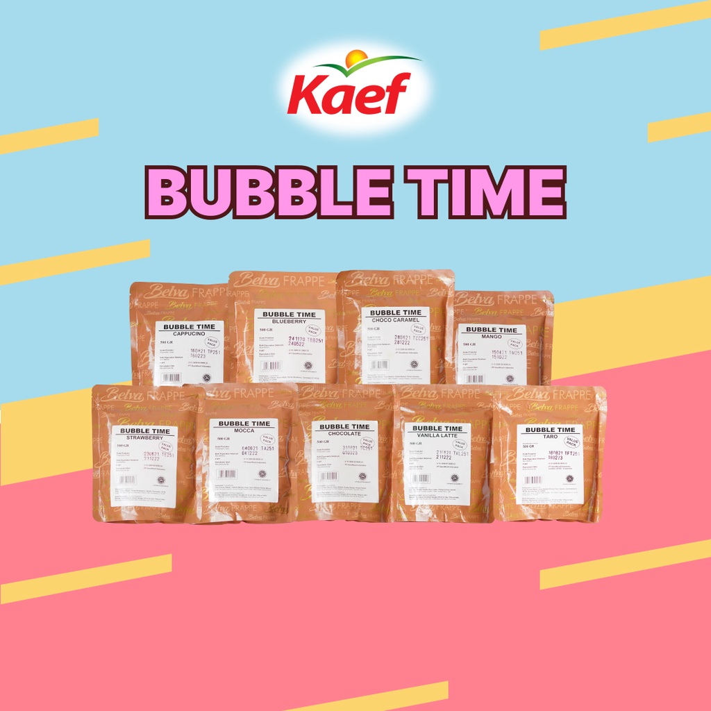 

Bubble Time Minuman Bubuk 500 gram All Varian Rasa