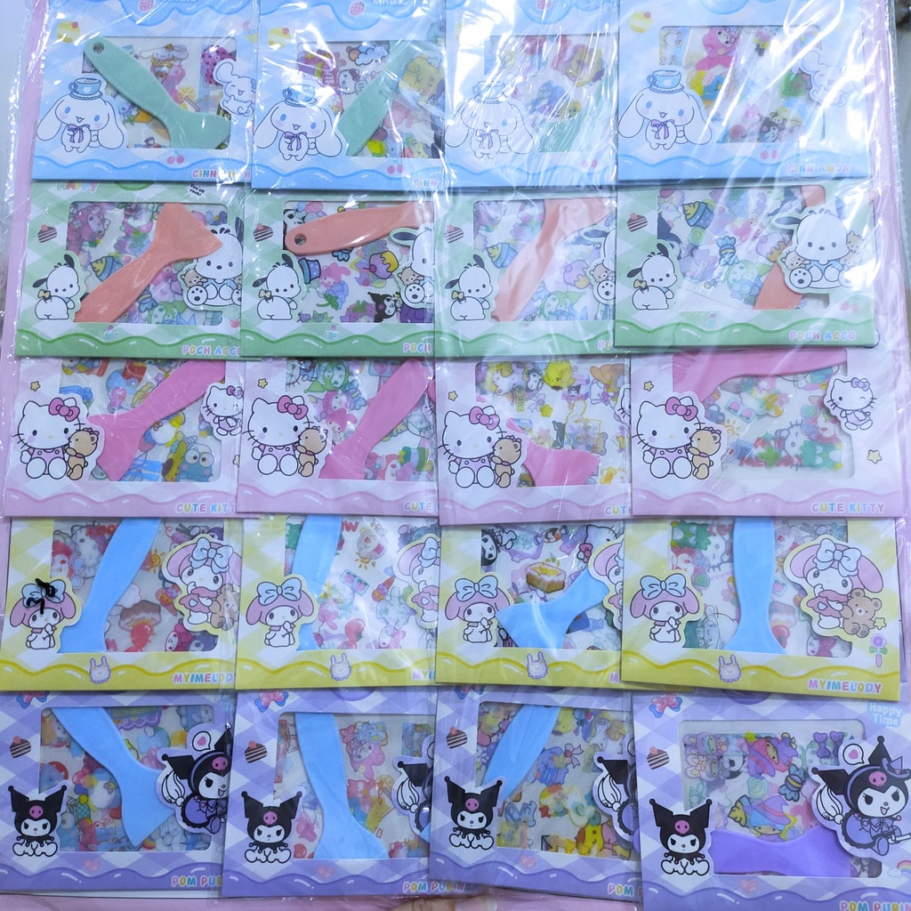 

Stiker Anak dengan Spatula Cute Kitty | Sticker Purin | Sticker Melody | Sticker Mainan Made in China