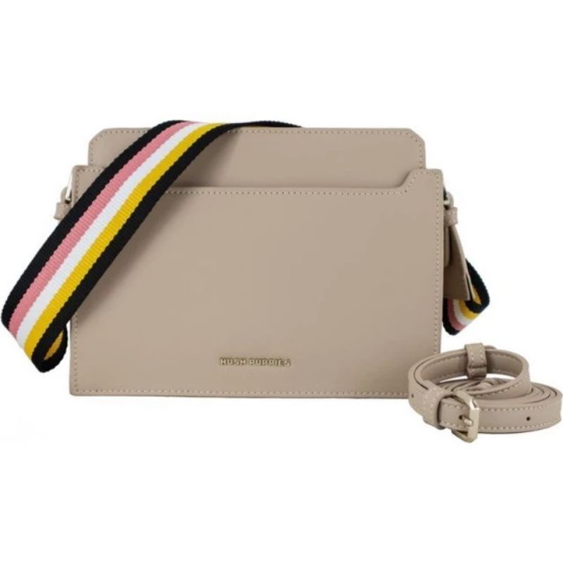 Tas Wanita Hush Puppies Reanne Sling Cream Slempang