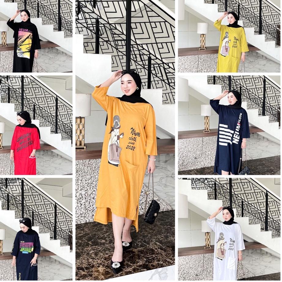 KAIM STORE - Long Tunik Terbaru Long Tunik NEUM tunik wanita modern Long tunik import Long tunik kek