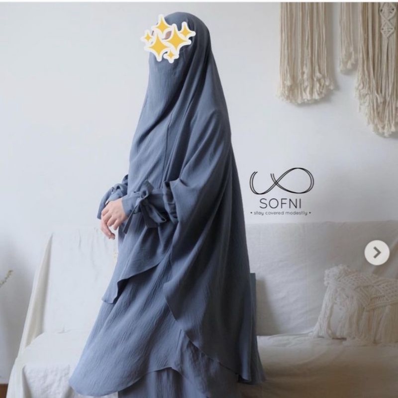 preloved french khimar sofni lana denim