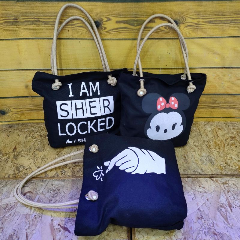Zahra ToteBag - Tas ToteBag Wanita Bahan Kanvas/Tas Bahu Wanita