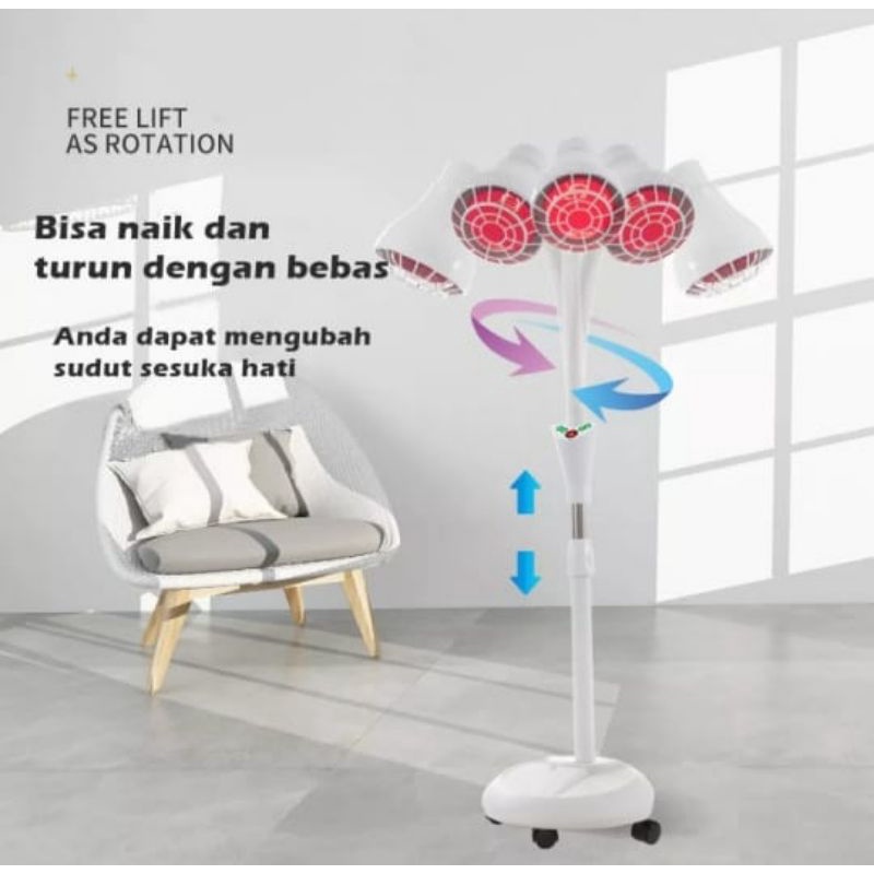 infrared lamp fisioterapi 150w inframerah