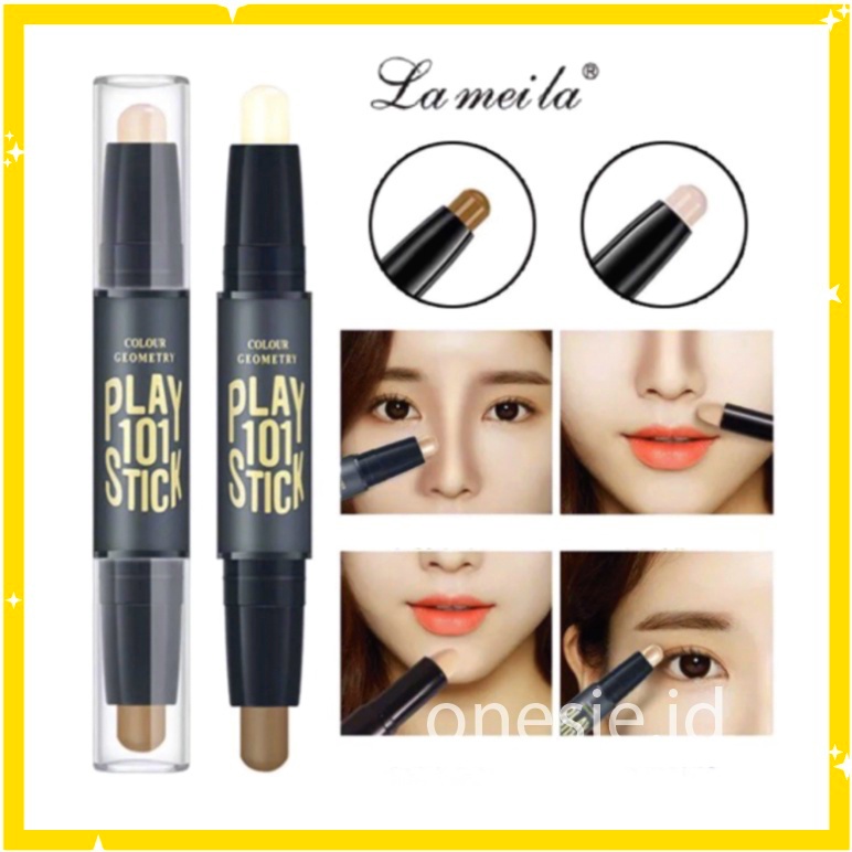 LAMEILA FACE STICK CONCEALER FACESTICK CONTOUR 2 IN 1 LA036 1002