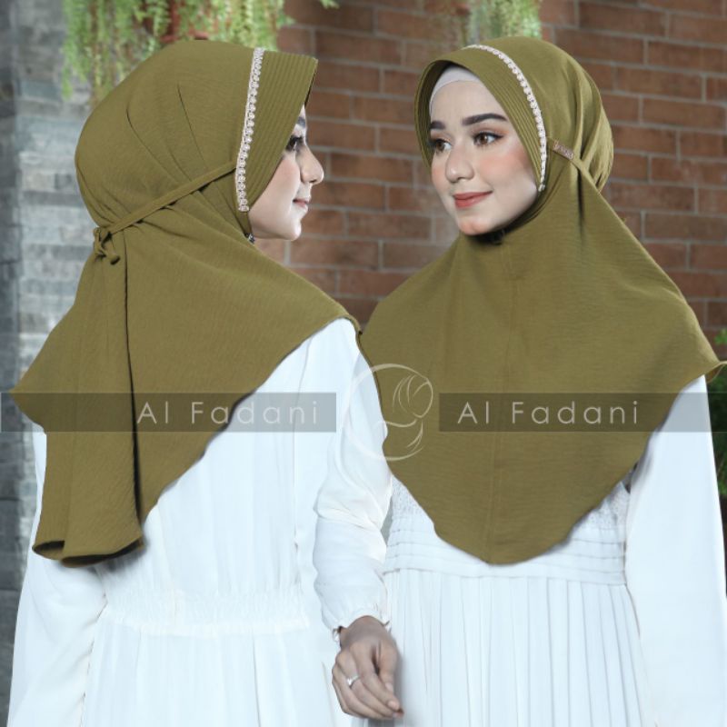 Hijab Bergo Maryam Cringkel Air Flow Renda