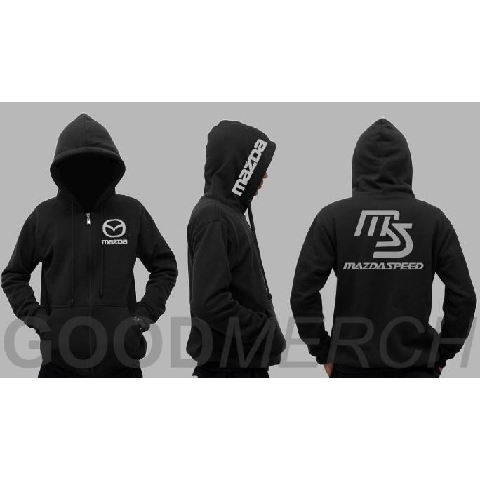 Jaket Pria Zip Mazda Speed Sweater Distro Polos