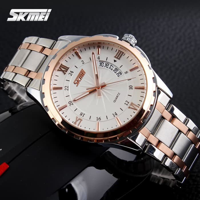 JAM TANGAN PRIA SKMEI 9069/JAM TANGAN PRIA FASHION SKMEI 9069 ORIGINAL WATERESISTAN/SKMEI 9069 RANTAI STAINLESS STEEL/